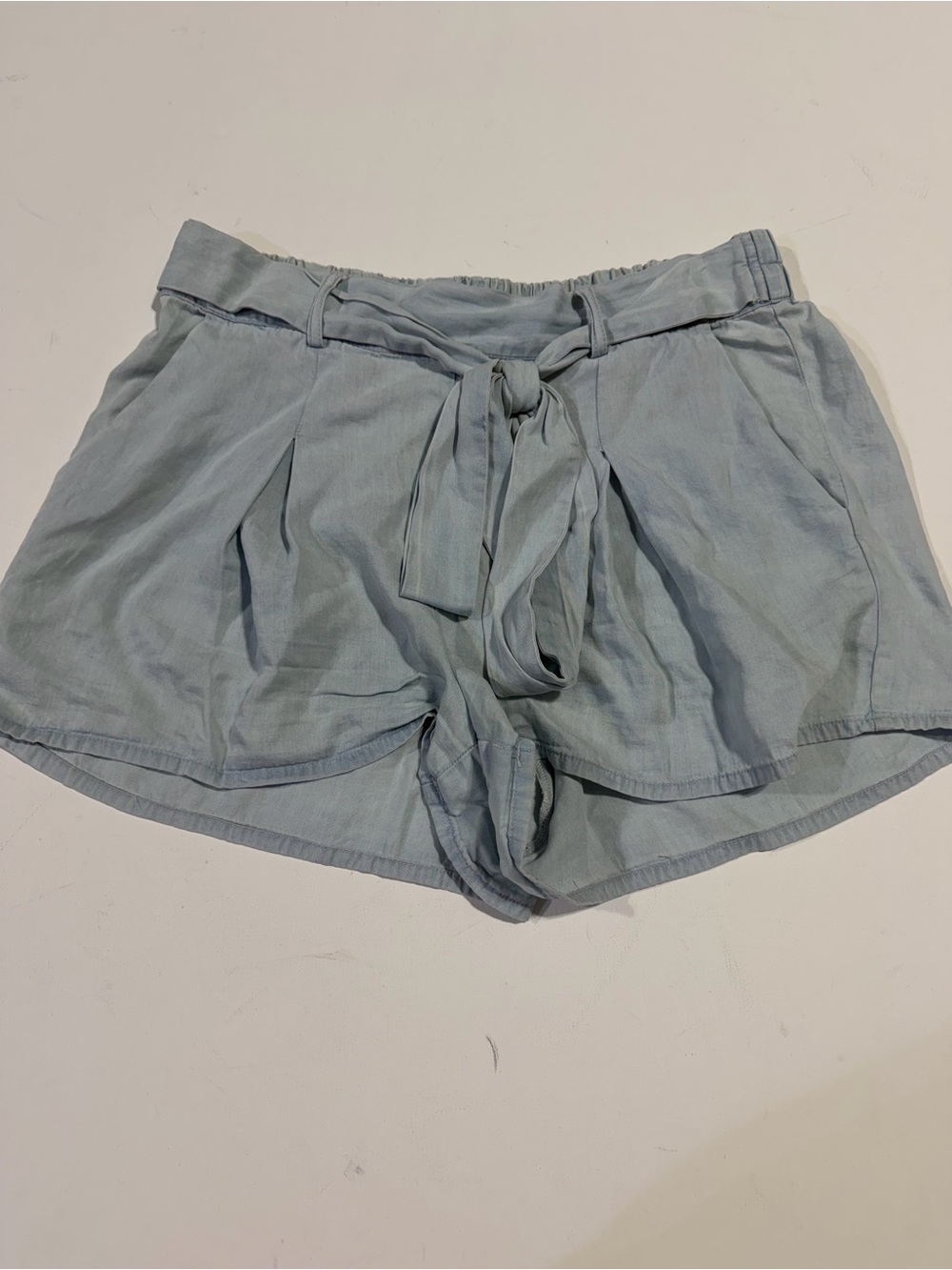 Jack by BB Dakota Light Blue Tie-Waist High-Rise Women’s Shorts